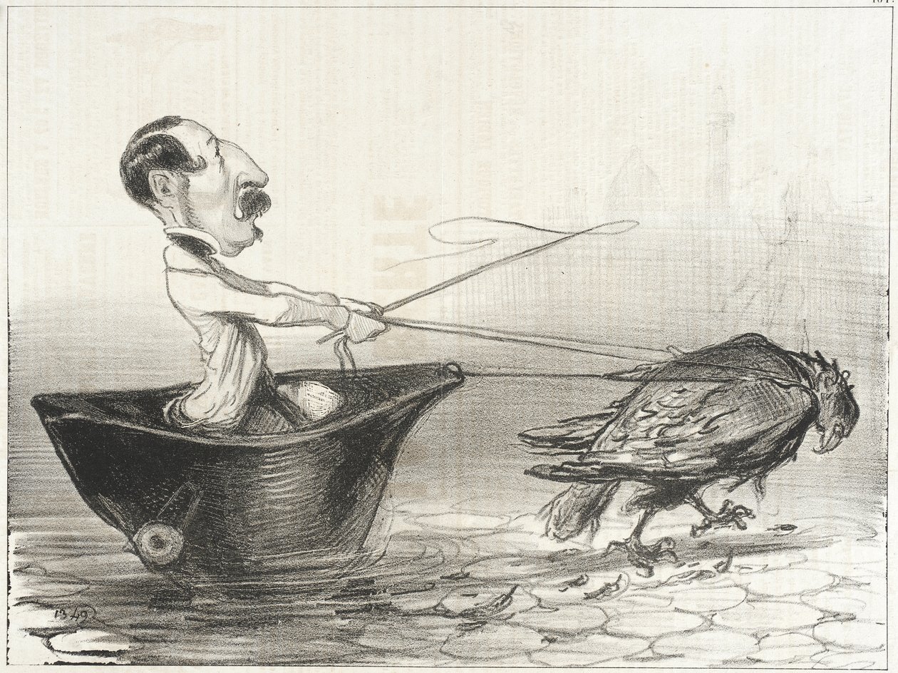 Paquebote napoleónico de Honoré Daumier