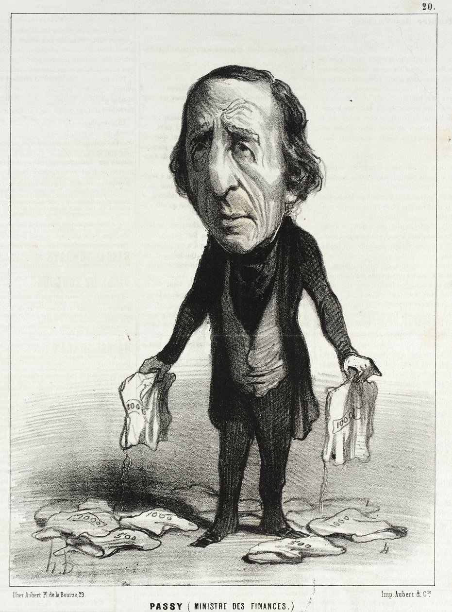 Passy (Ministro das Finanças) de Honoré Daumier