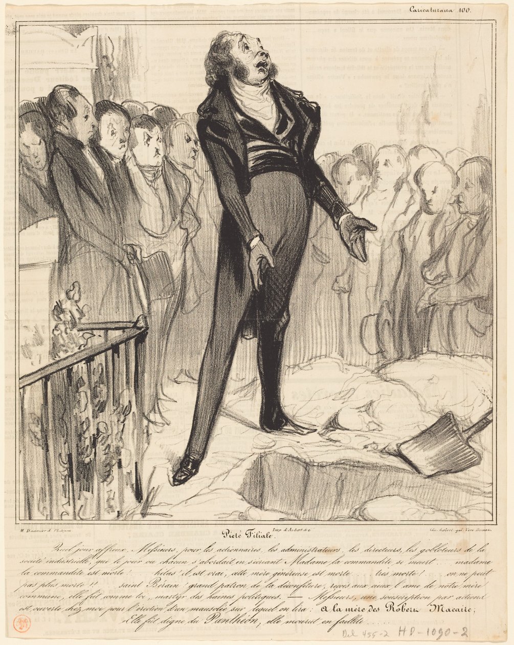 Piedade filial de Honoré Daumier