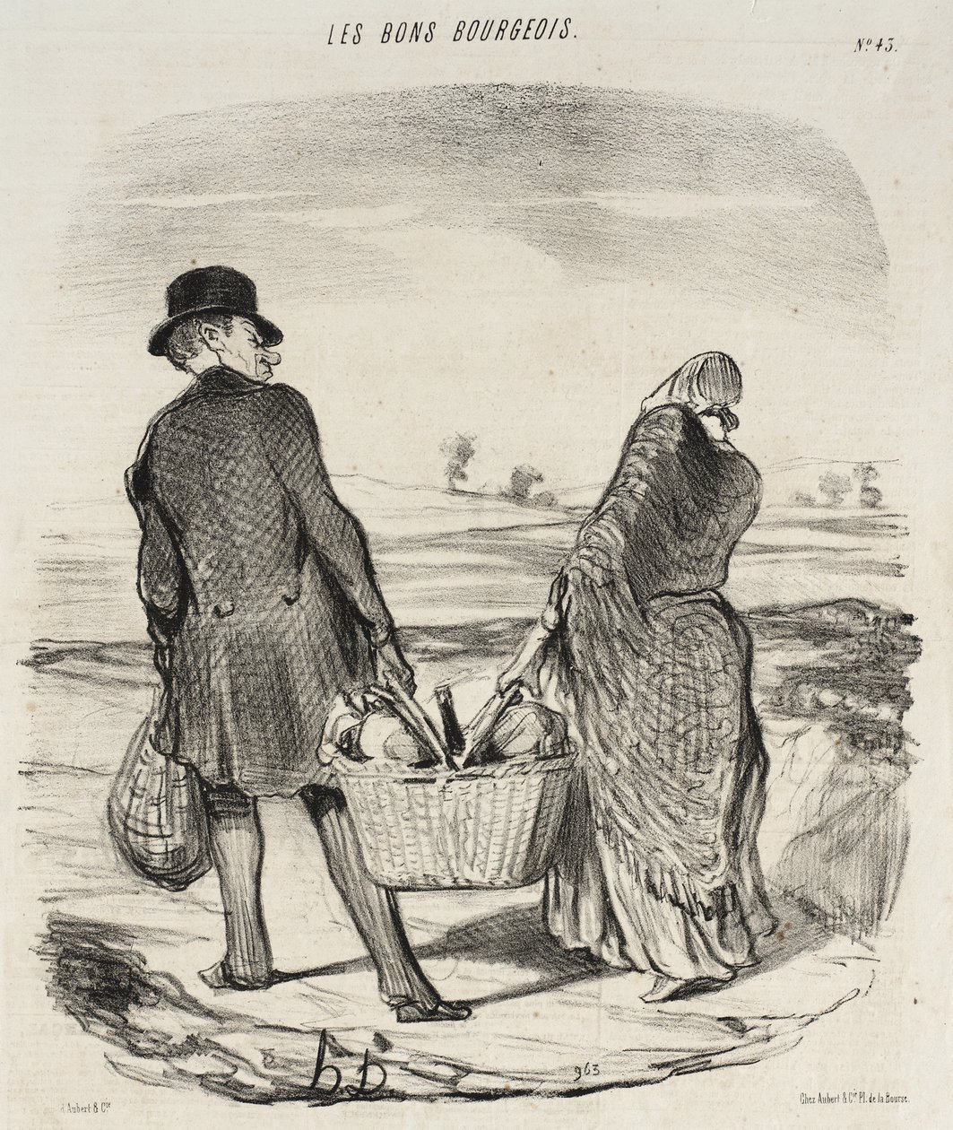 Mais vezes do que me apanharás ainda a satisfazer a tua fantasia... de Honoré Daumier