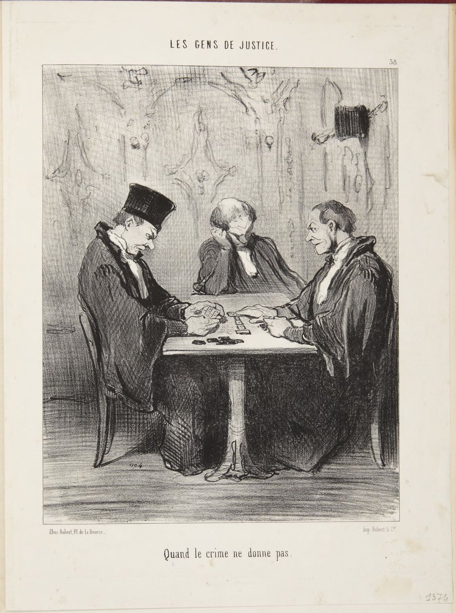Quando o crime não compensa de Honoré Daumier