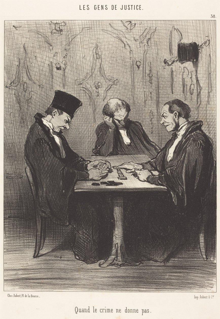 Quando o crime não compensa de Honoré Daumier