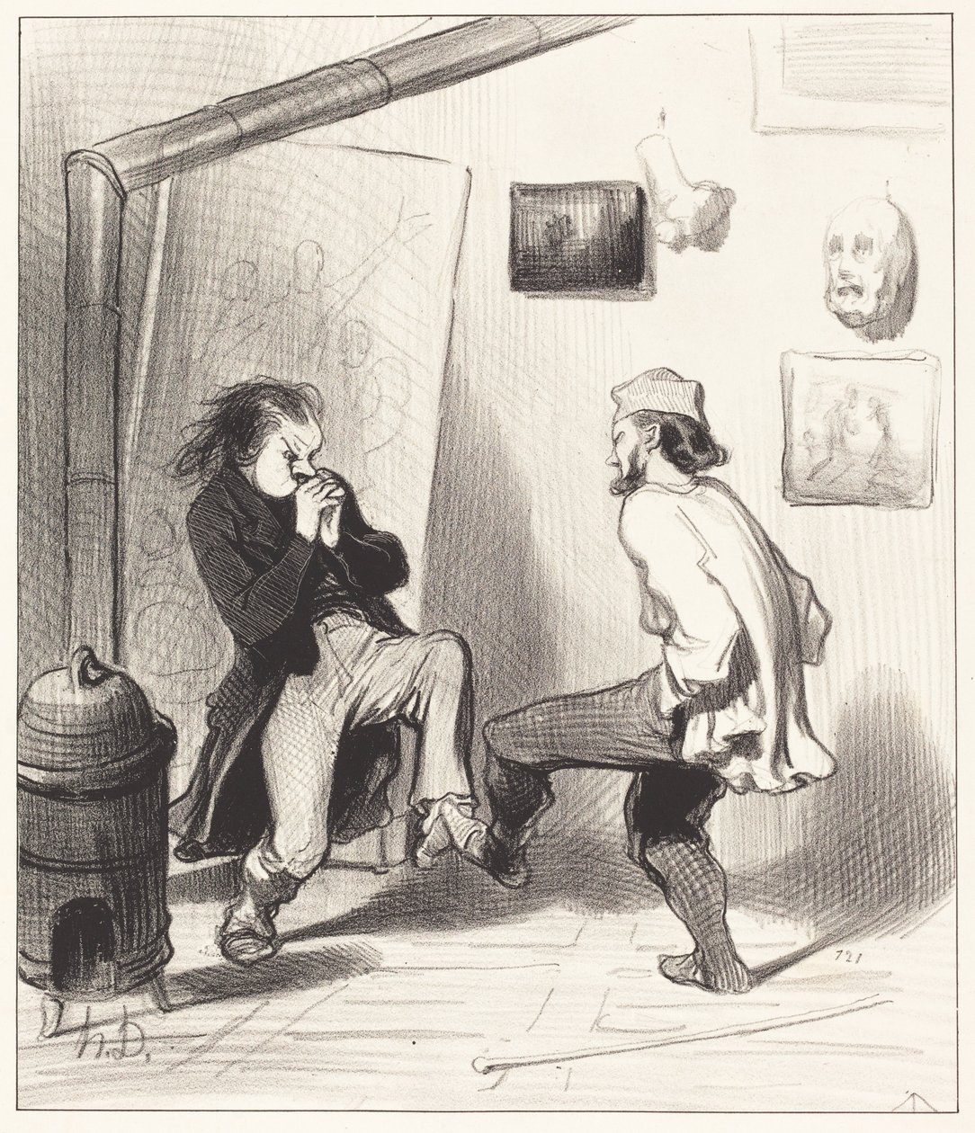 Quando queimamos seu último cavalete! de Honoré Daumier