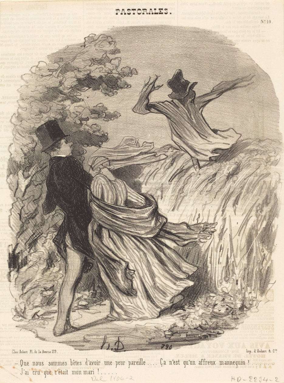 Como somos tolos por termos um medo assim... de Honoré Daumier