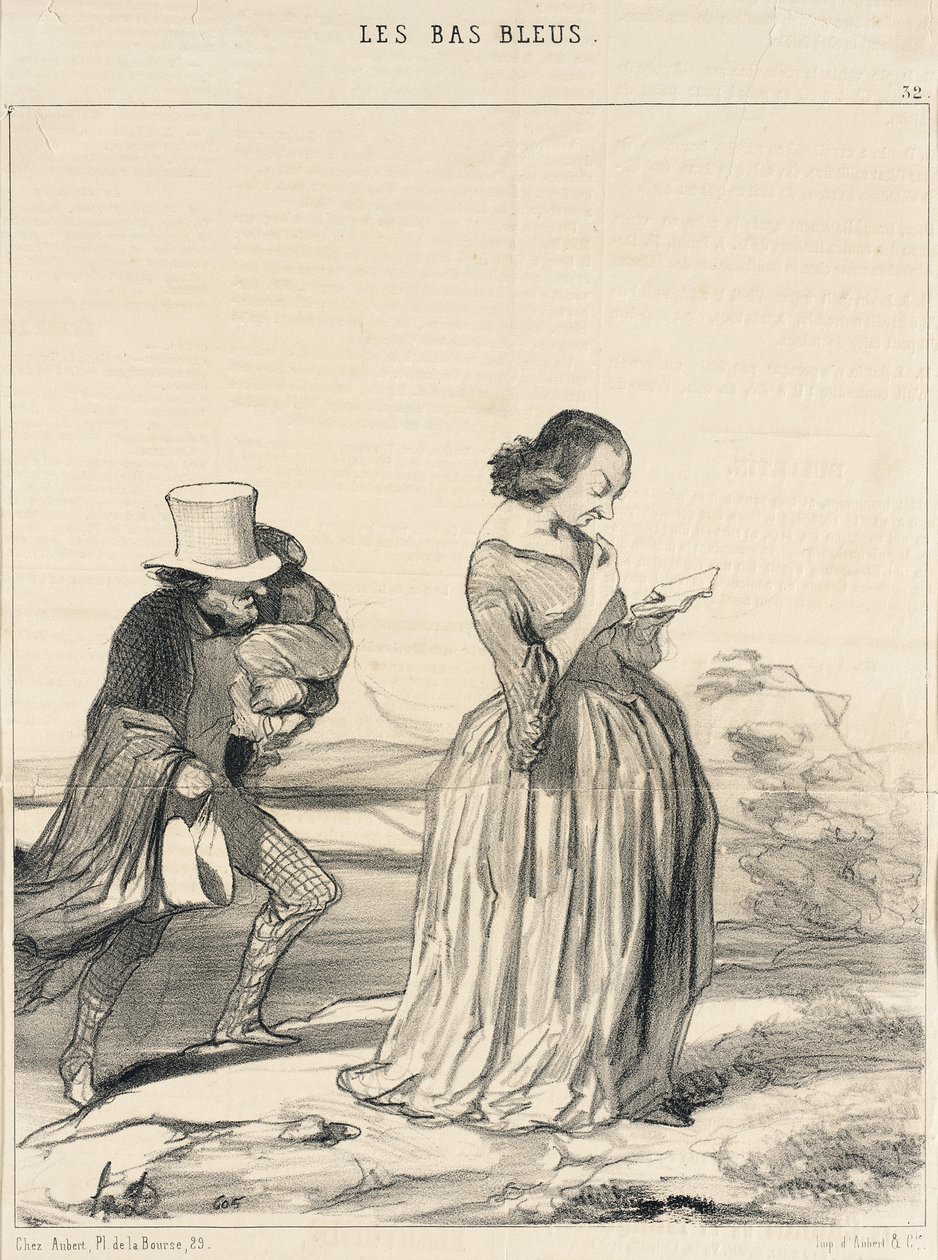 Caramba! ... Como eu desejaria ... que a minha mulher tivesse acabado ... de Honoré Daumier