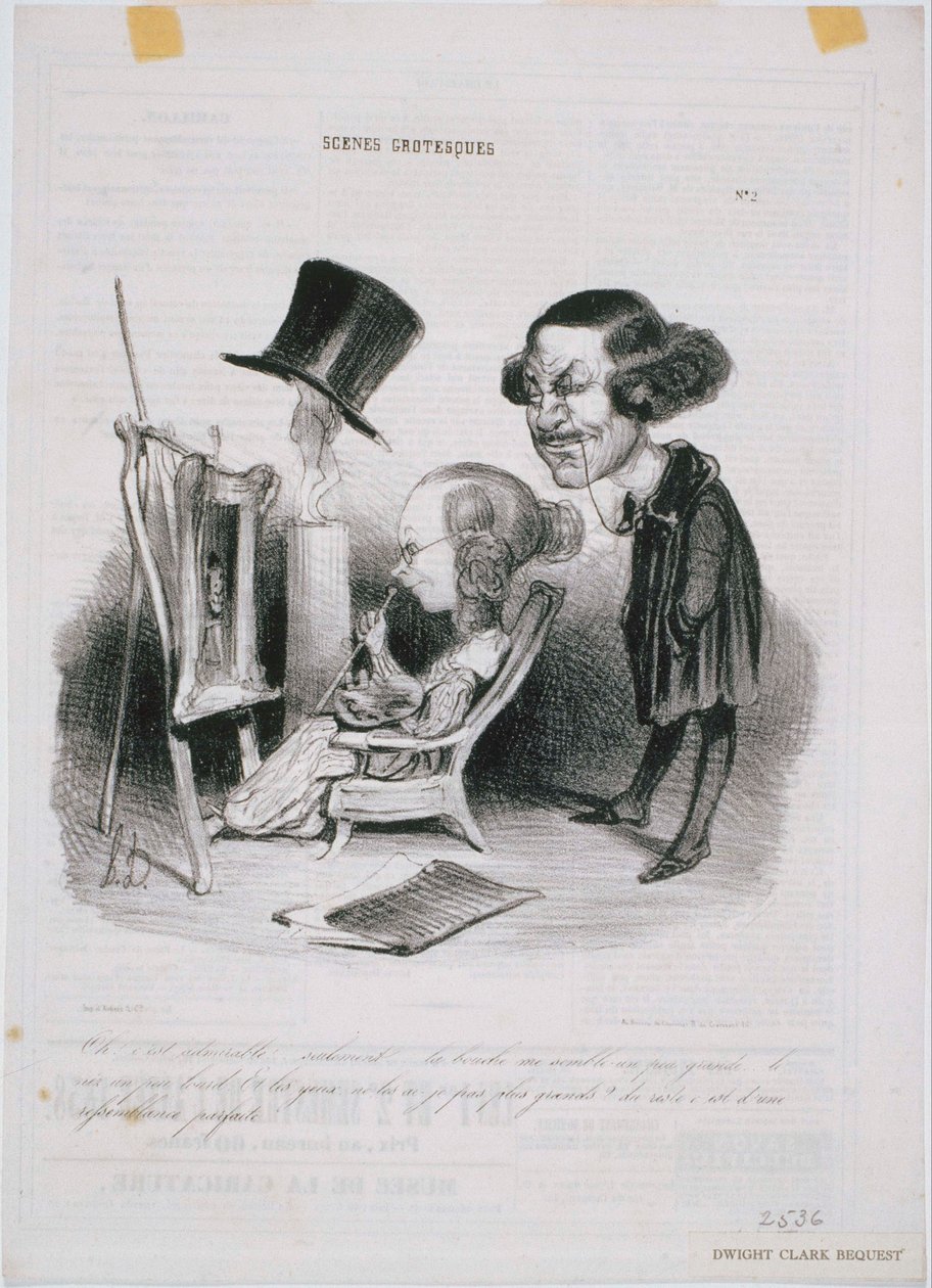 Cenas Grotescas: Oh! É admirável... de Honoré Daumier
