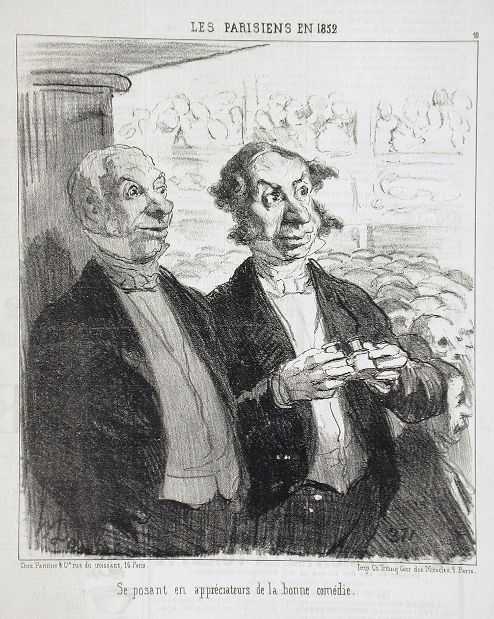 Fazendo-se passar por apreciadores... de Honoré Daumier