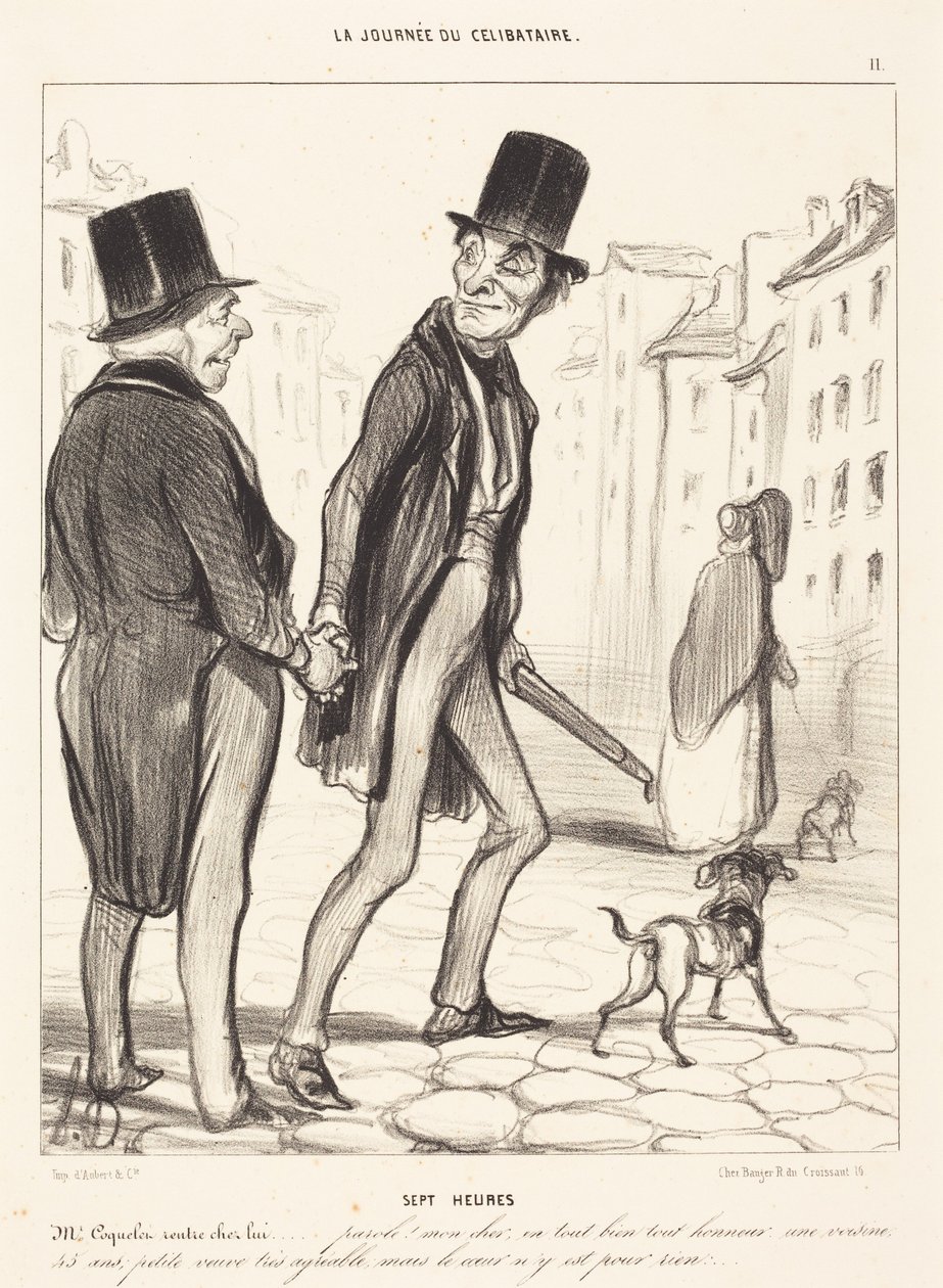 Sete horas de Honoré Daumier