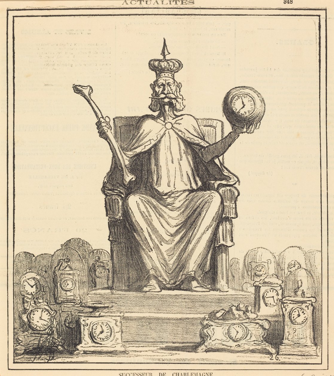 Sucessor de Carlos Magno de Honoré Daumier