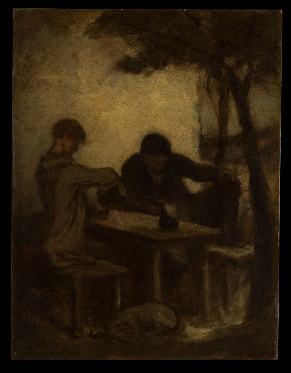Os bebedores de Honoré Daumier