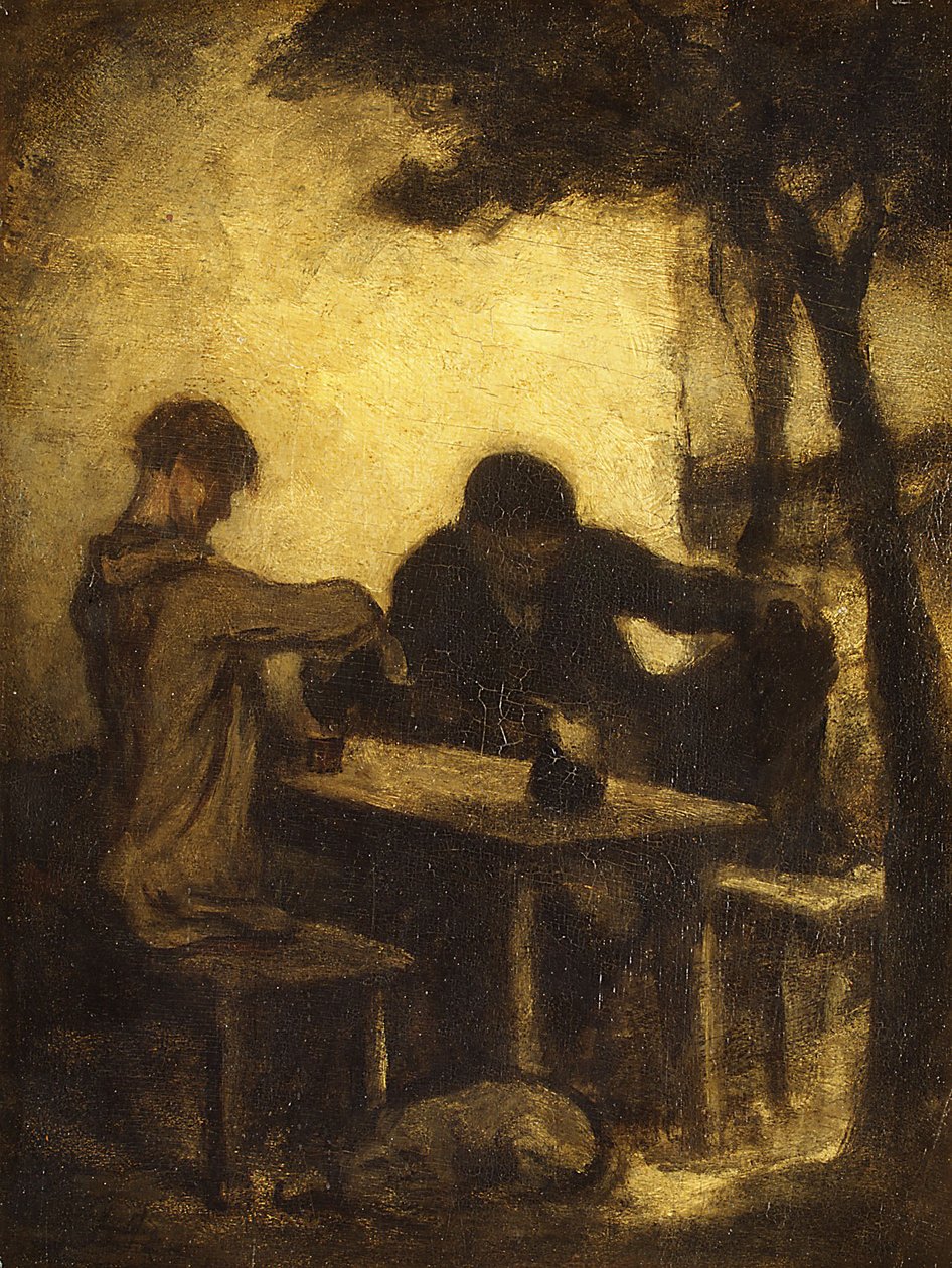Os bebedores de Honoré Daumier