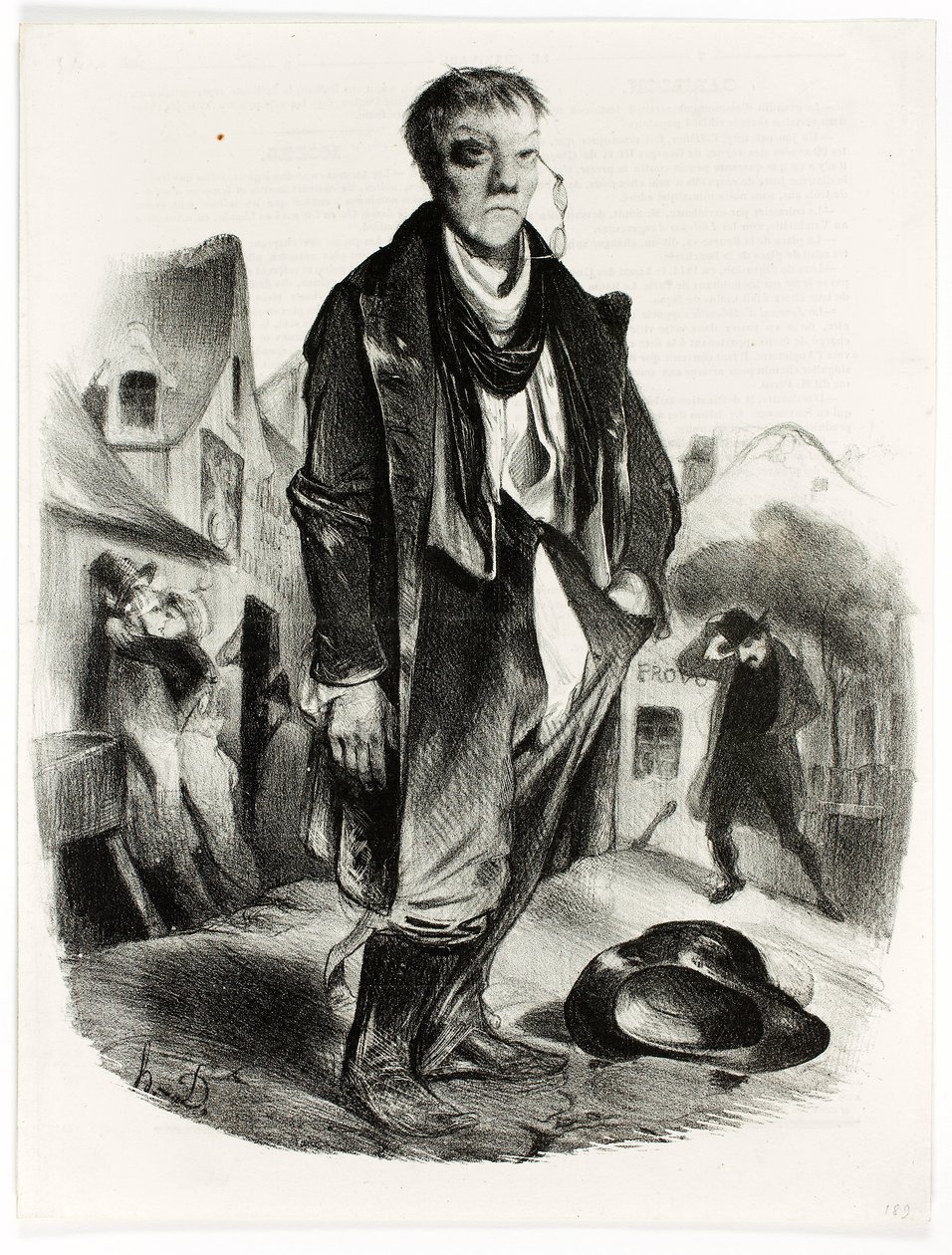 O Bêbado de Honoré Daumier