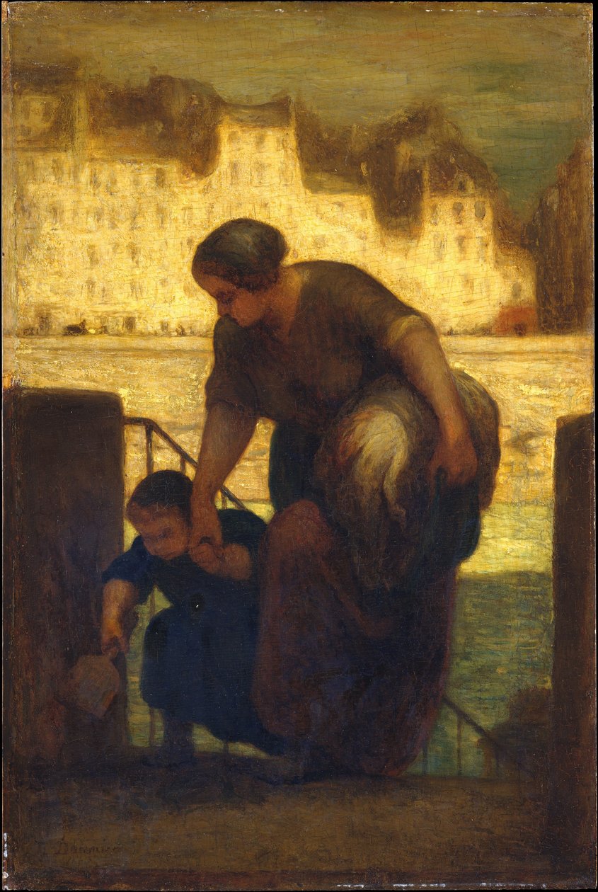 A Lavadeira de Honoré Daumier