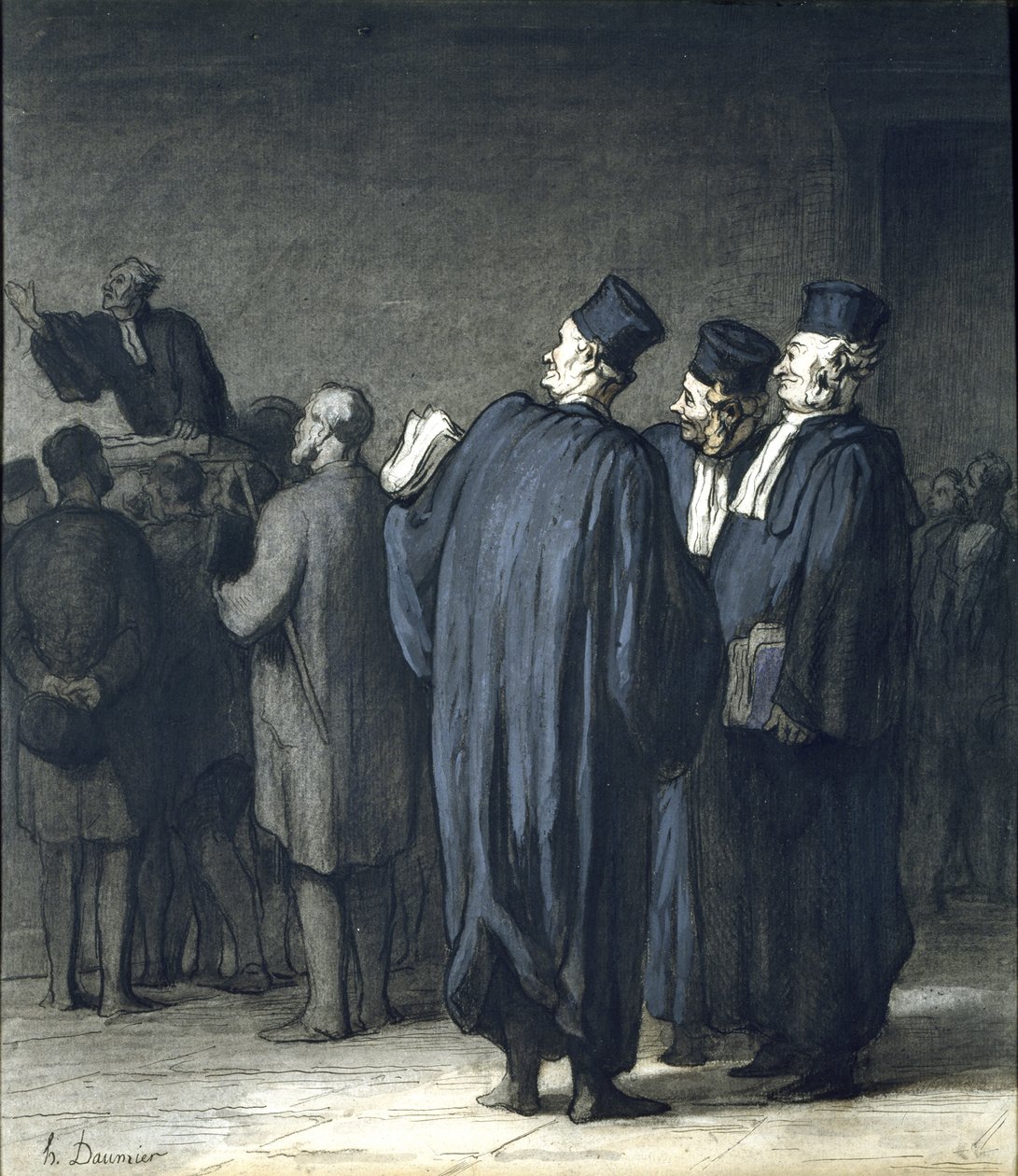 Os Advogados de Honoré Daumier