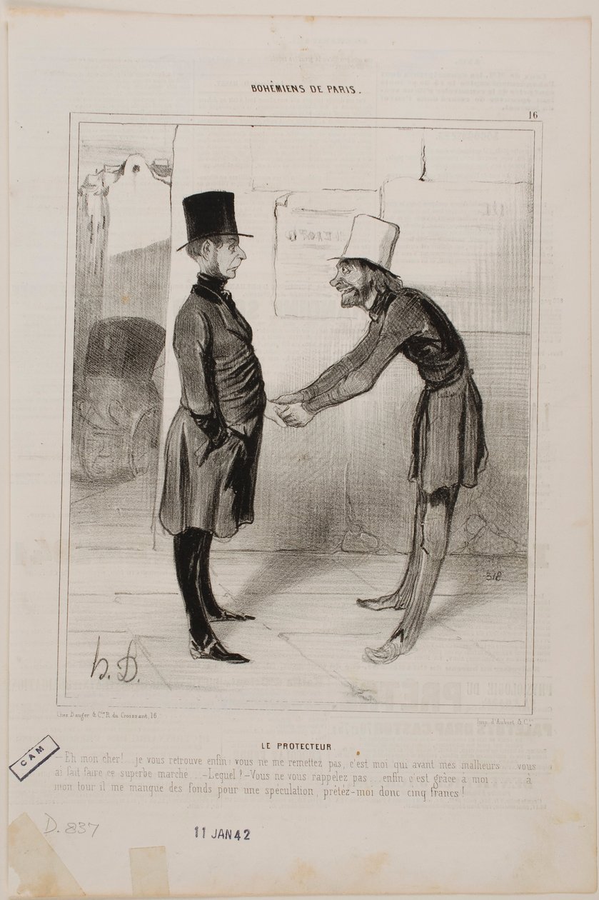 O mecenas de Honoré Daumier