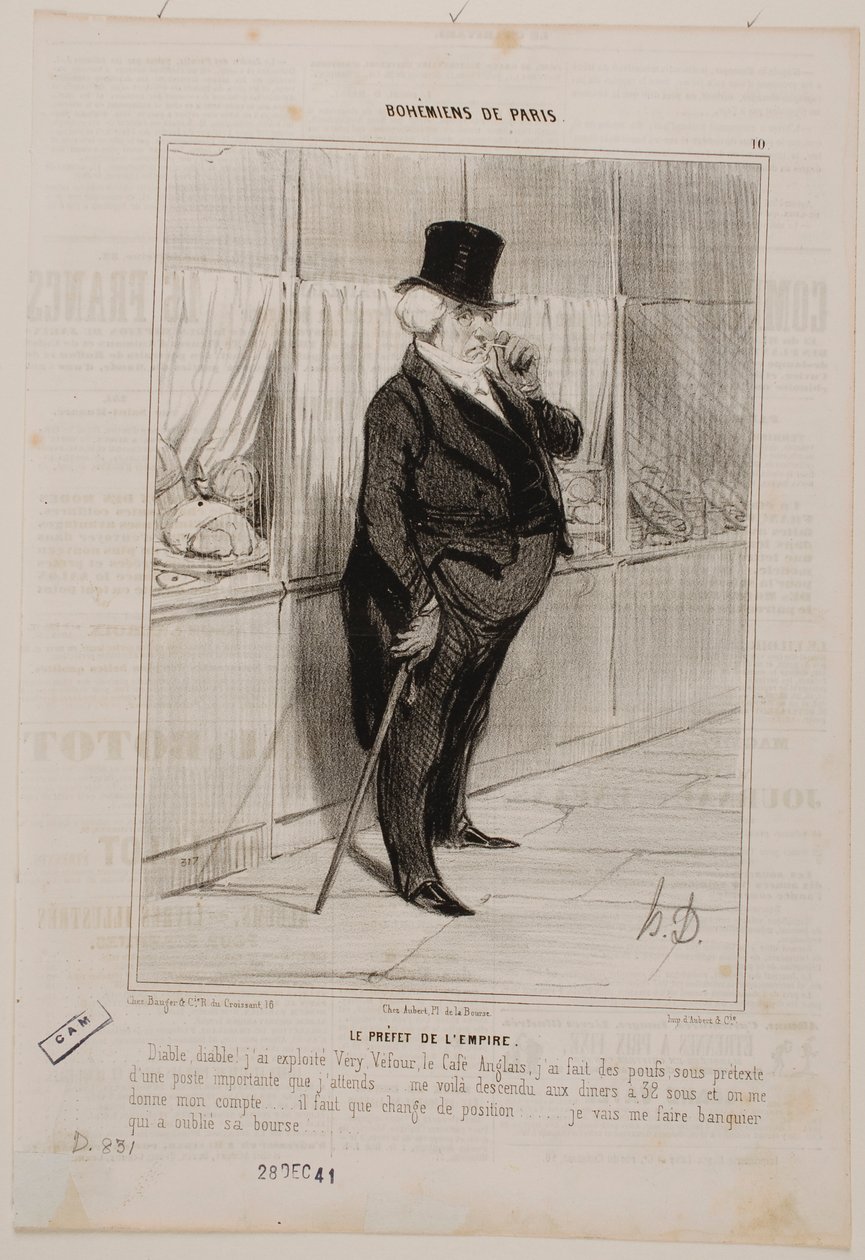 O prefeito do Império de Honoré Daumier