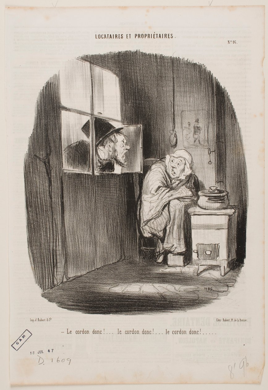 Então a corda!… de Honoré Daumier