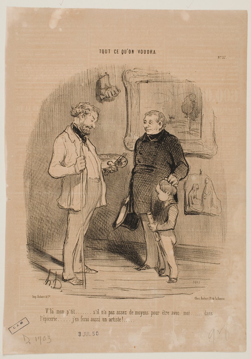 Este é o meu filho mais novo… de Honoré Daumier