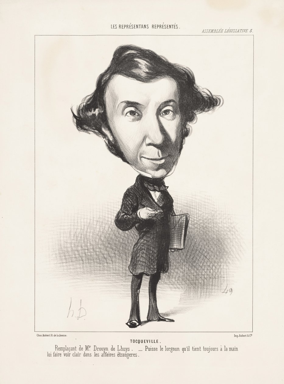 Tocqueville, 1849 de Honoré Daumier