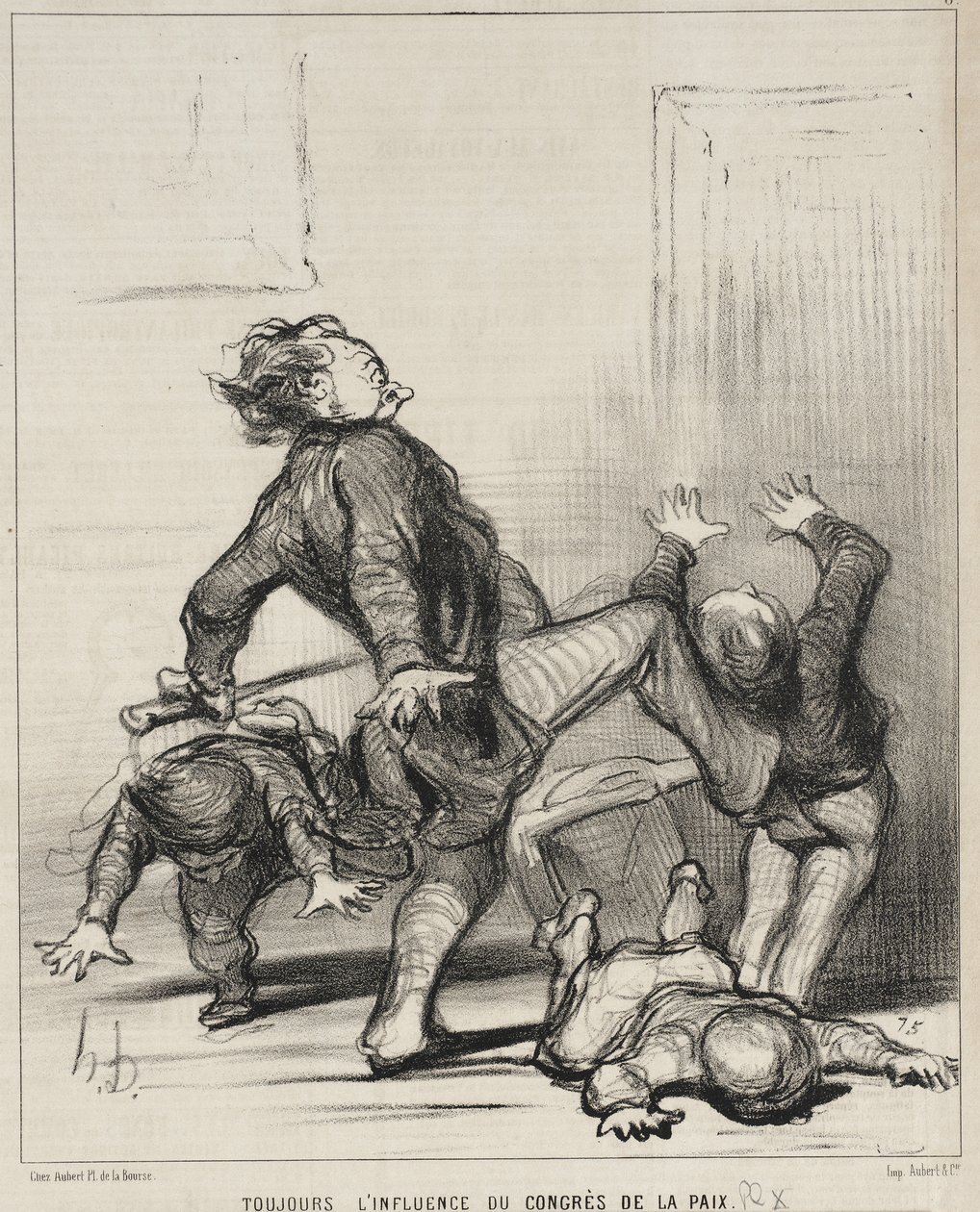 A influência do Congresso da Paz continua a fazer-se sentir de Honoré Daumier