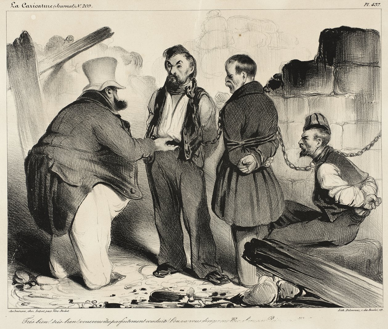 Muito bem!... Portaram-se perfeitamente! de Honoré Daumier