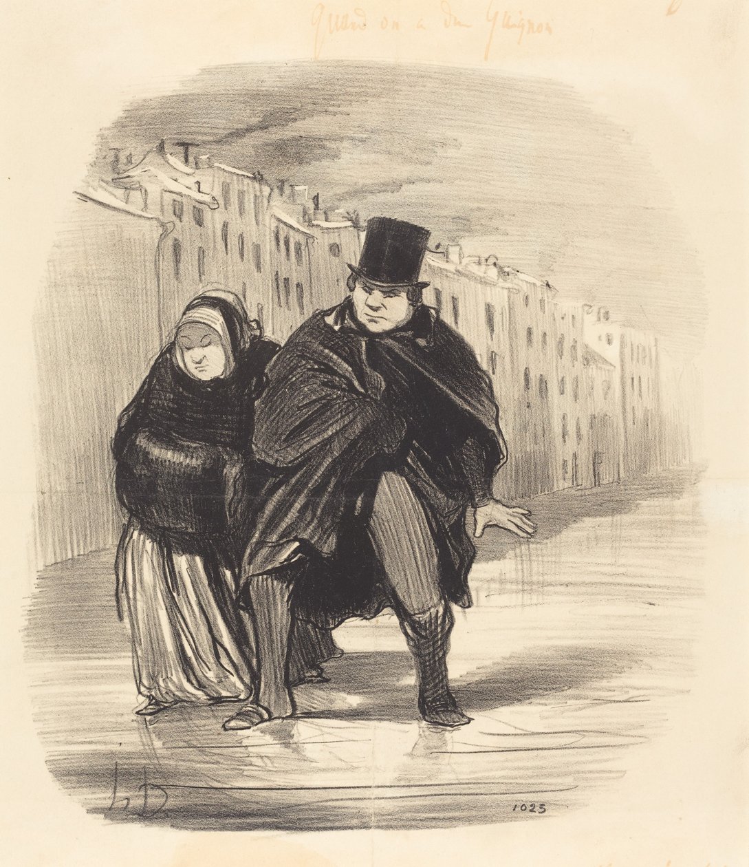 Voltarás a repreender-me... por eu ir pedir desejos... de Honoré Daumier