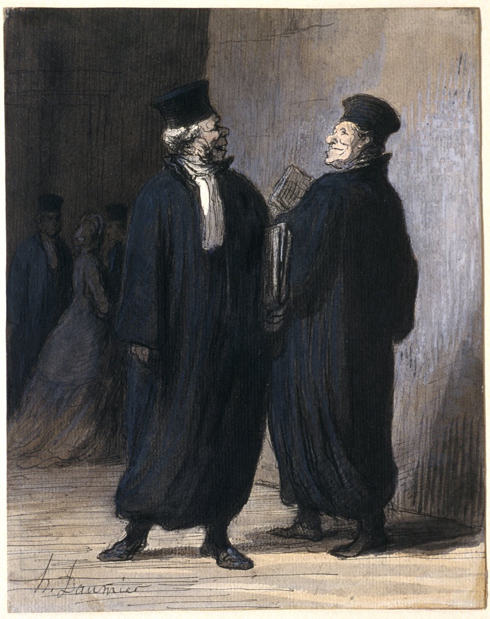 Dois colegas de Honoré Daumier
