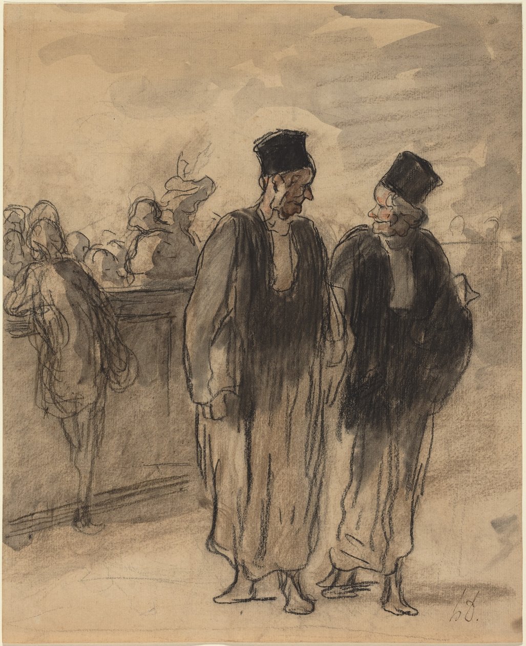 Dois advogados de Honoré Daumier