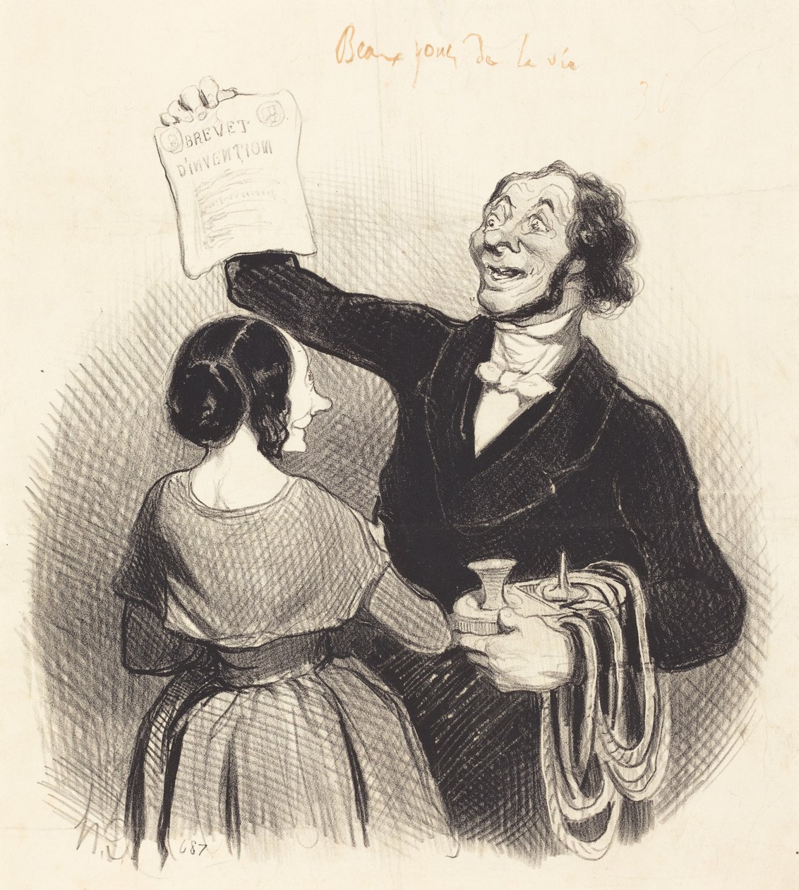 Mais um grande homem de Honoré Daumier