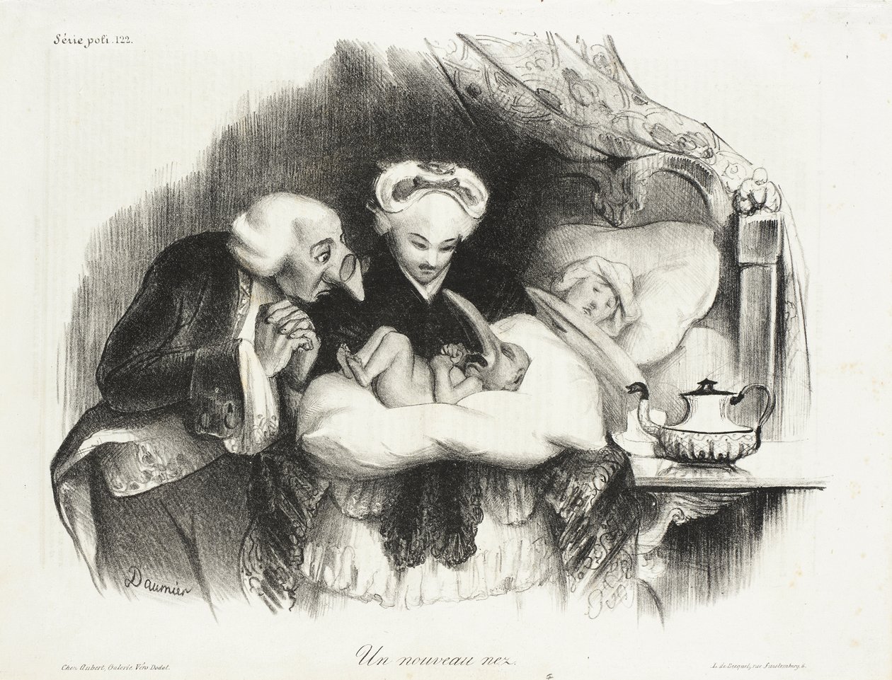 Um nariz novo de Honoré Daumier
