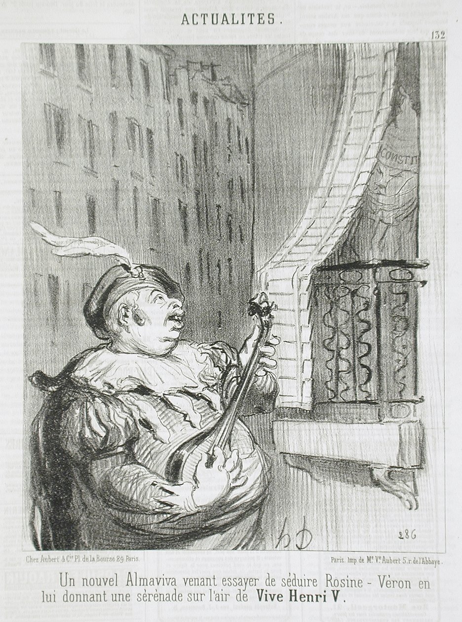 Um novo Almaviva... de Honoré Daumier