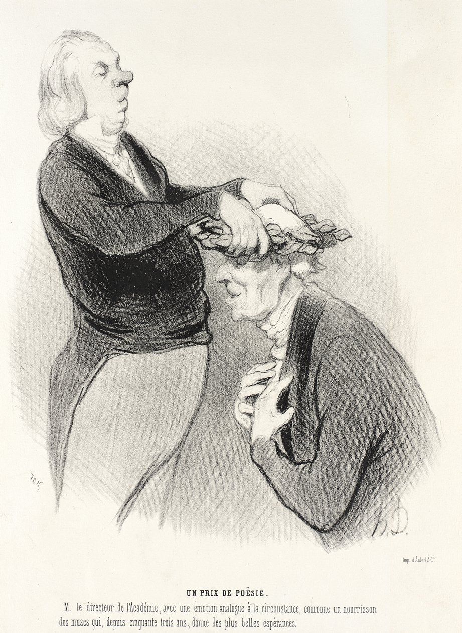 Um prémio de poesia de Honoré Daumier