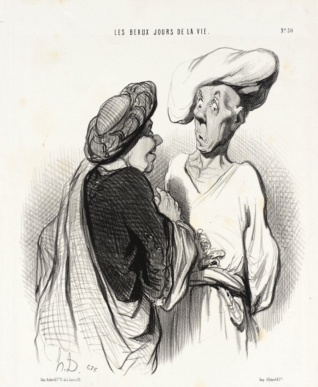 Um costume da Índia de Honoré Daumier