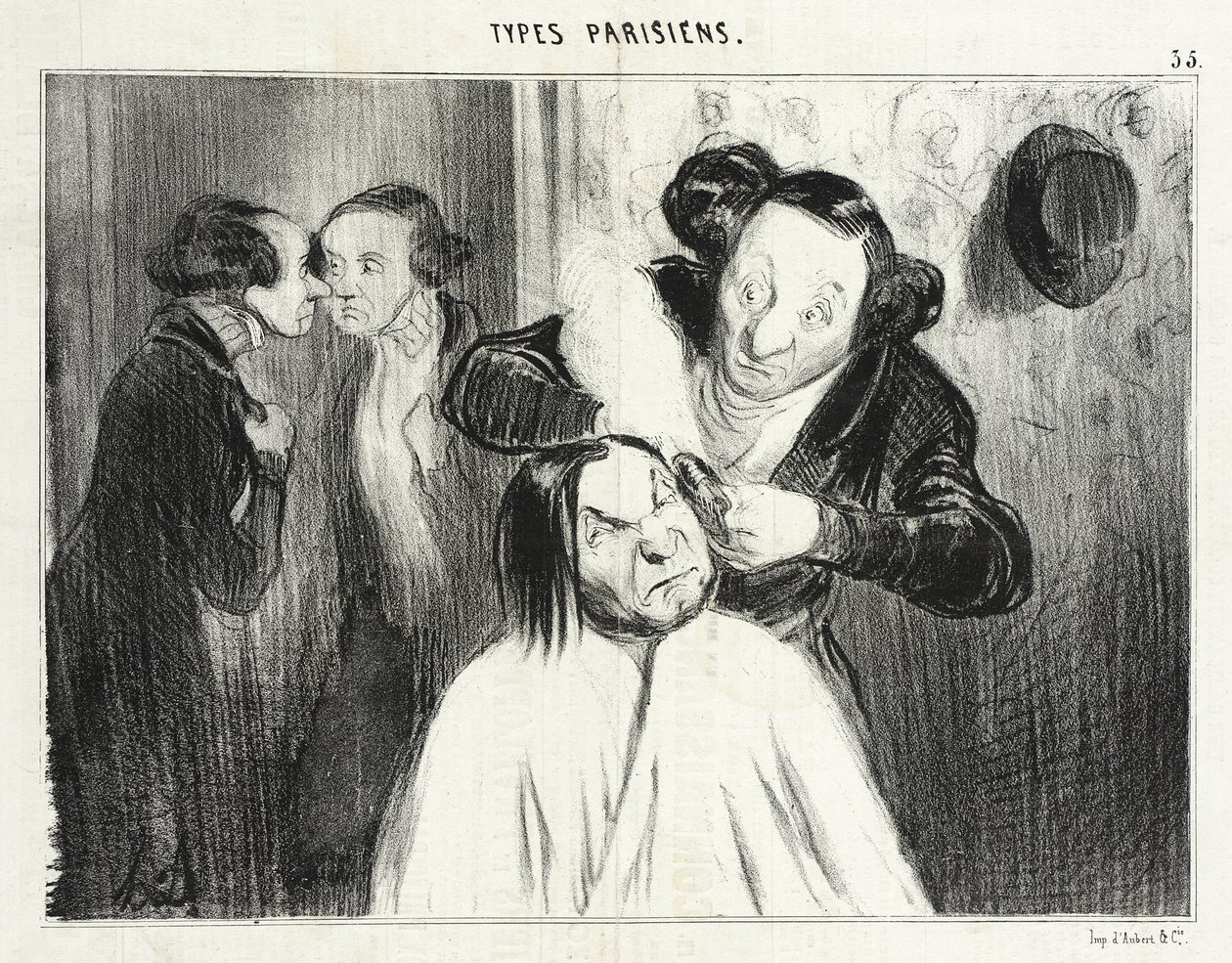 Um tiro! de Honoré Daumier