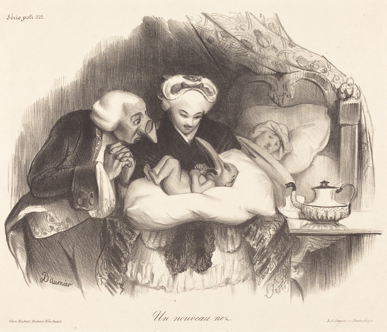 Um nariz novo de Honoré Daumier
