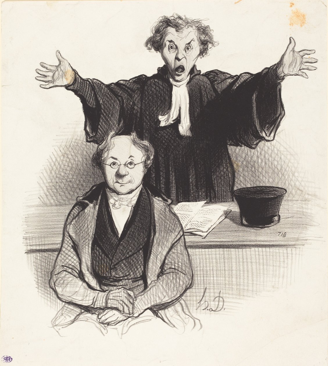 Um pedido de separação de Honoré Daumier
