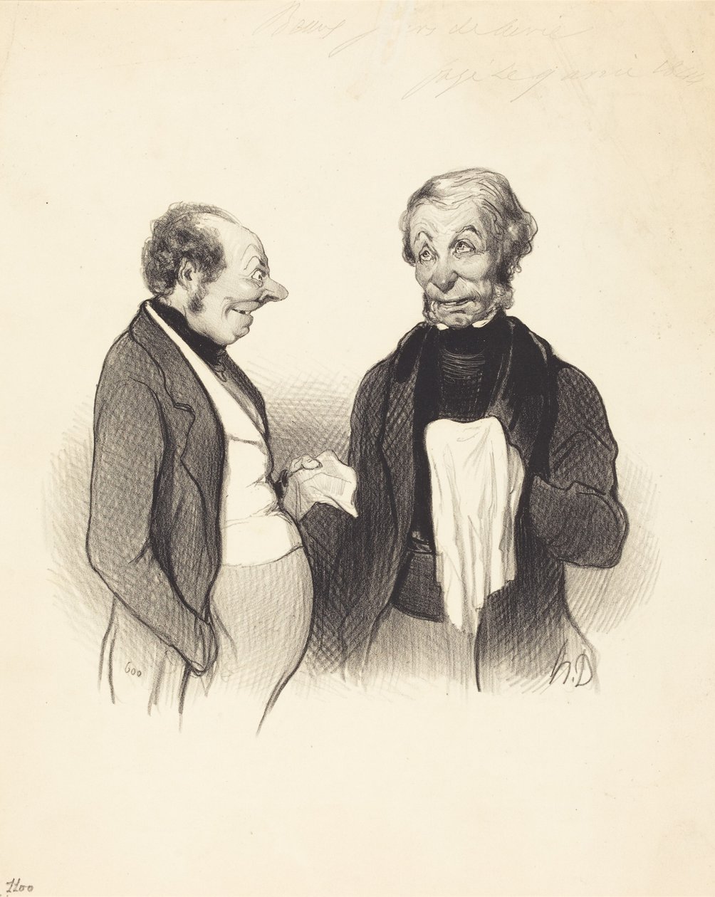 Uma feliz notícia de Honoré Daumier