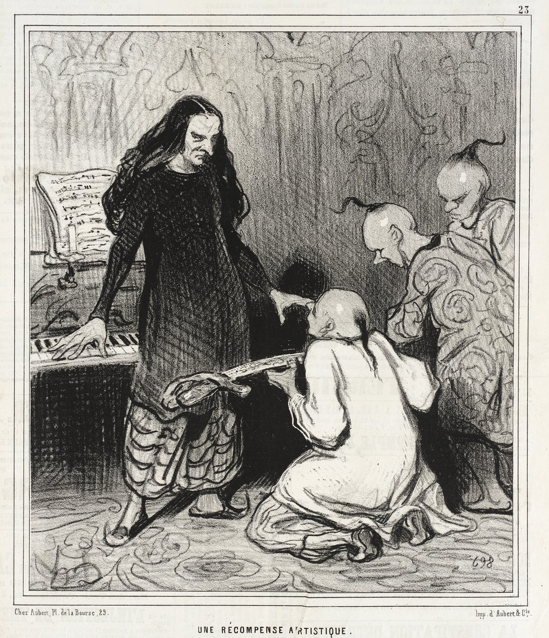 Uma recompensa artística de Honoré Daumier