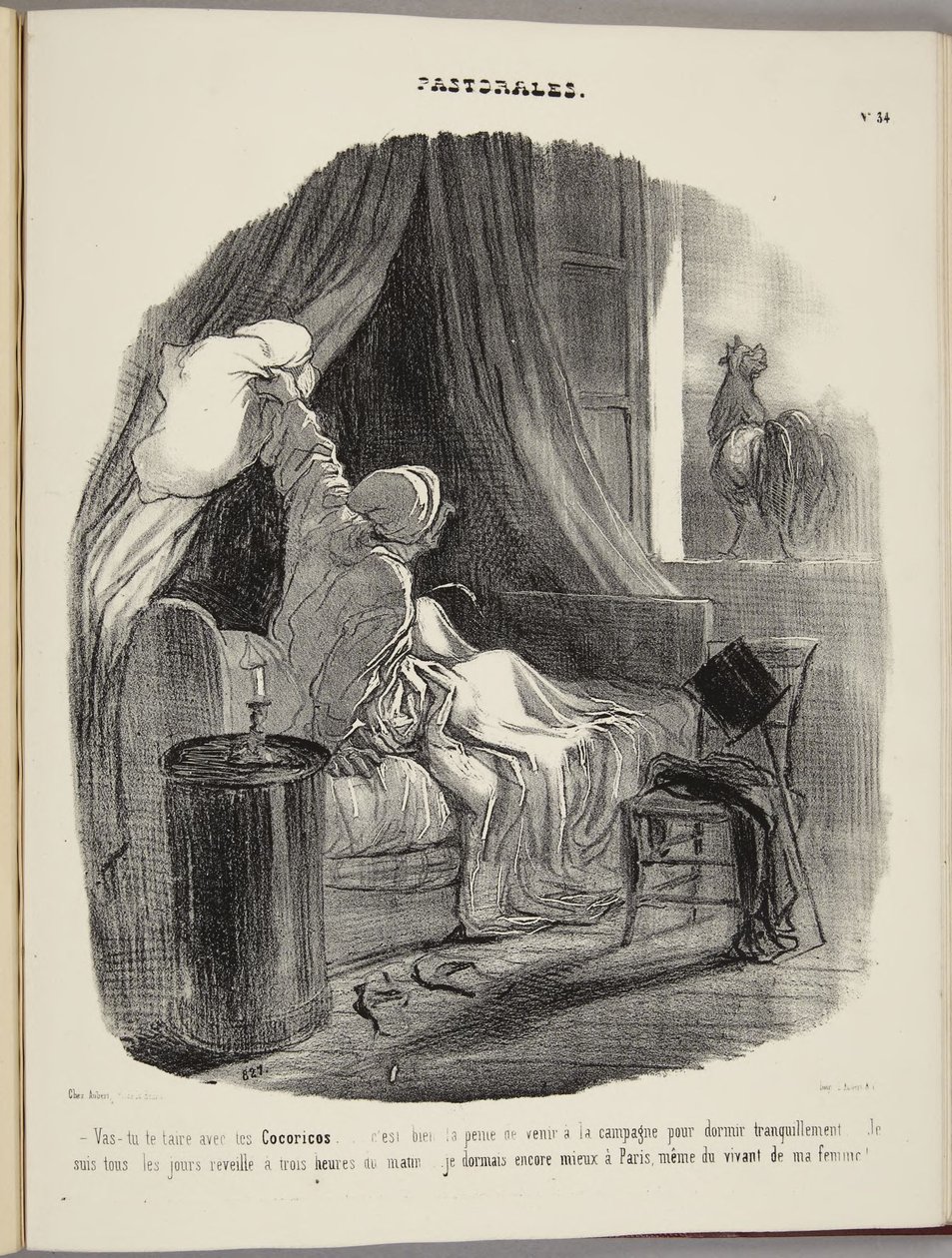 Vais calar-te com os teus cocorocós... de Honoré Daumier