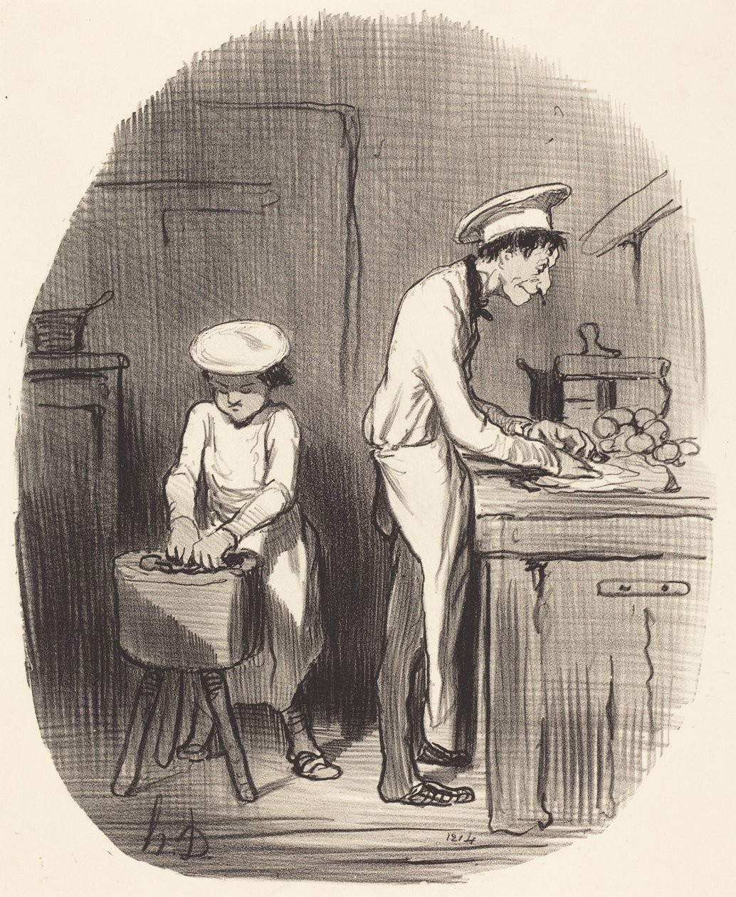 Vês, miúdo, estás enganado... de Honoré Daumier