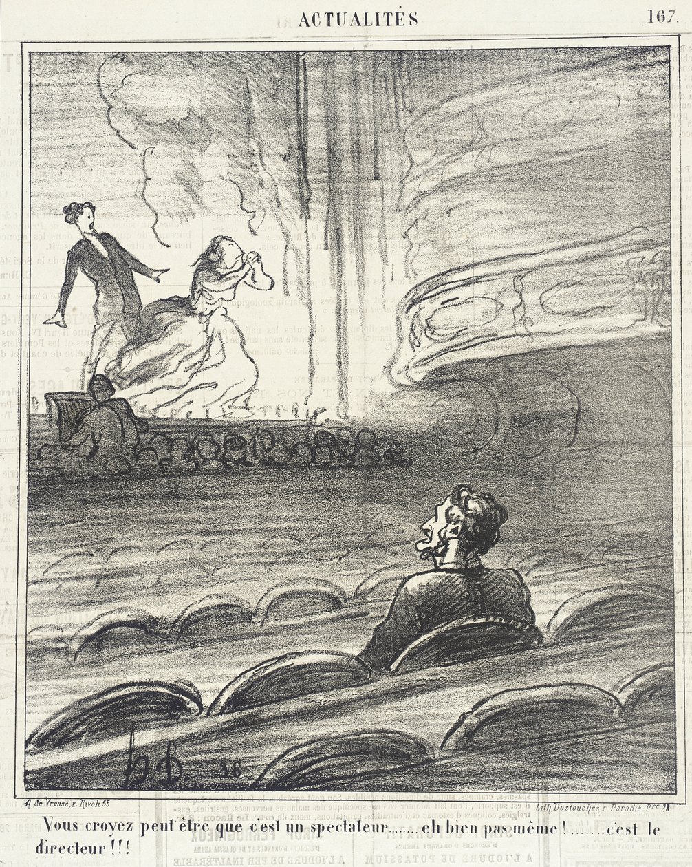 Acreditam... que é um espectador... de Honoré Daumier