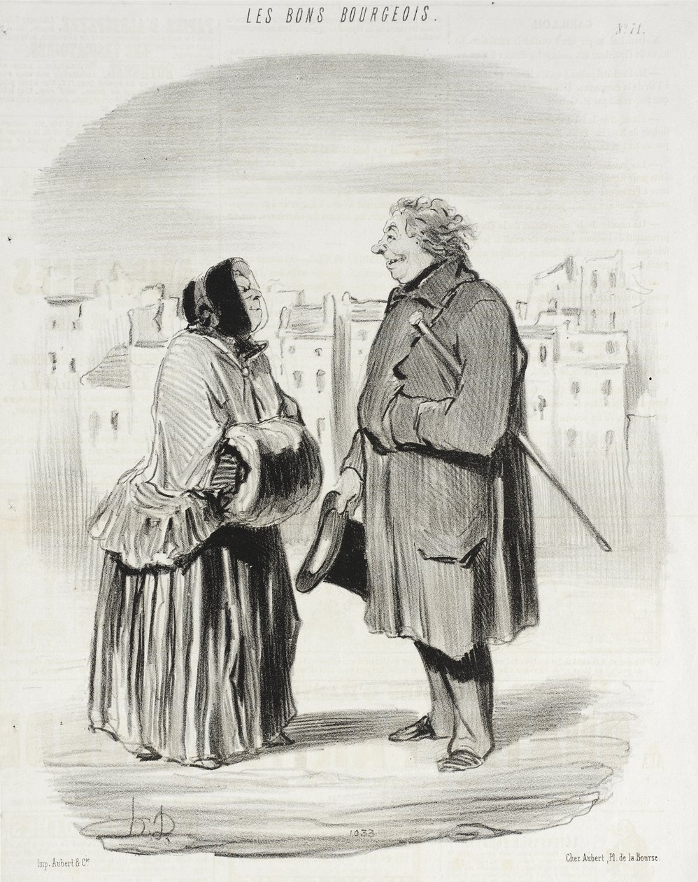 É sempre galante!... de Honoré Daumier