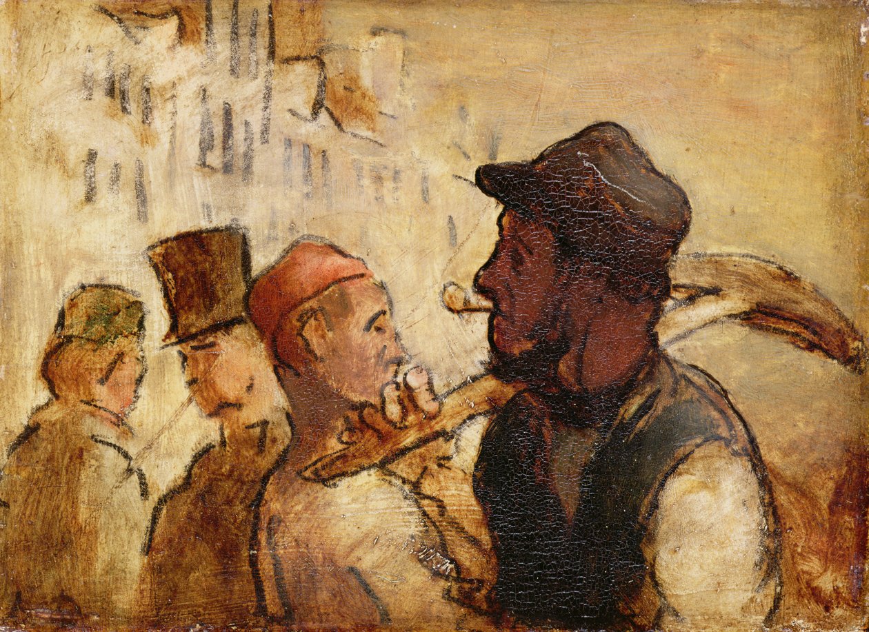 Trabalhadores na rua de Honoré Daumier