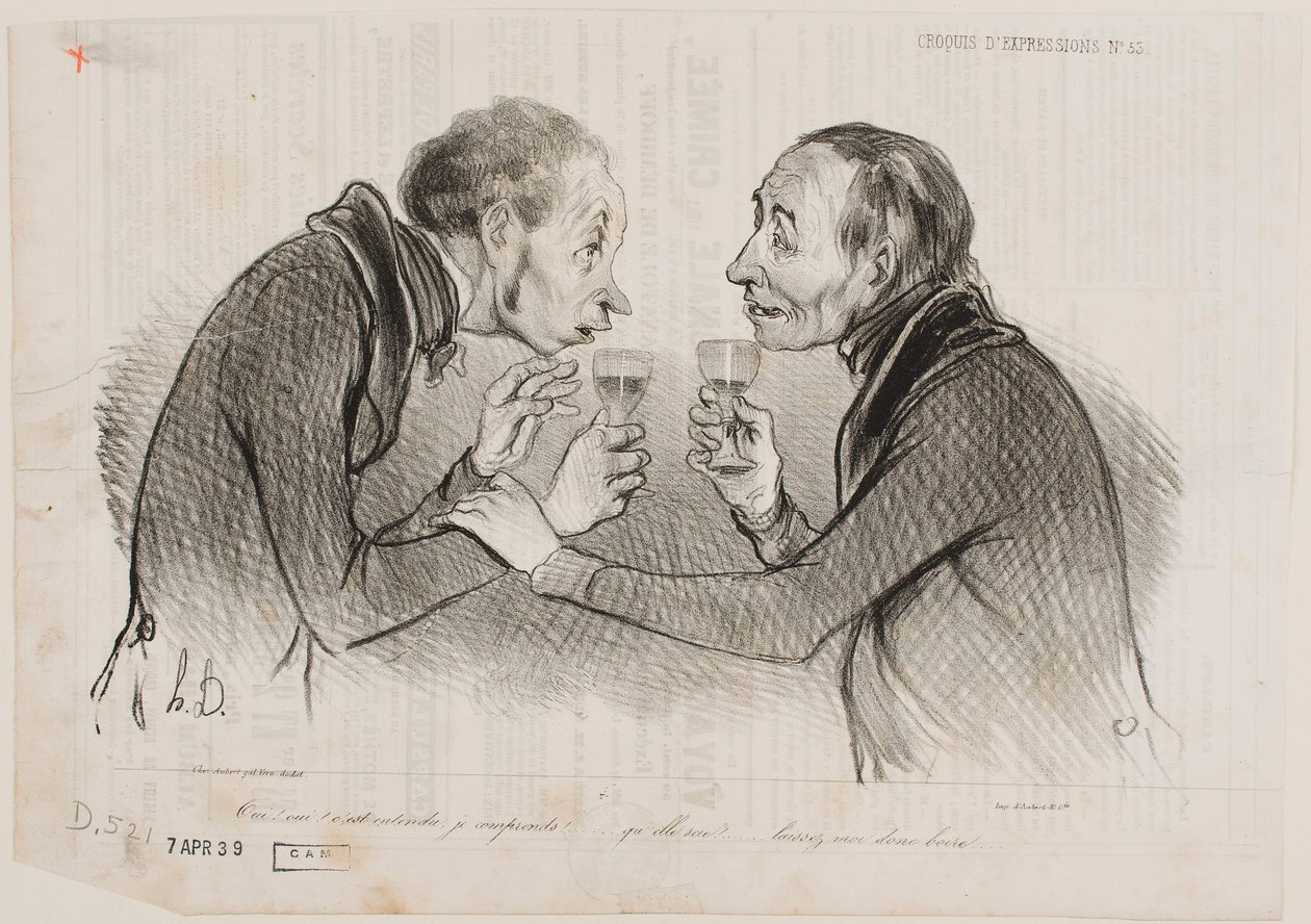 Sim! Sim! Está combinado, compreendo... de Honoré Daumier
