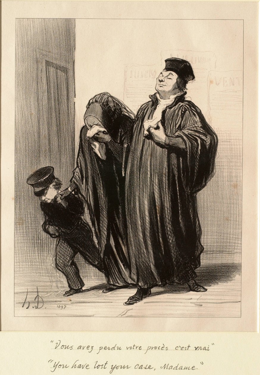 Perdeu o seu processo, Madame de Honoré Daumier