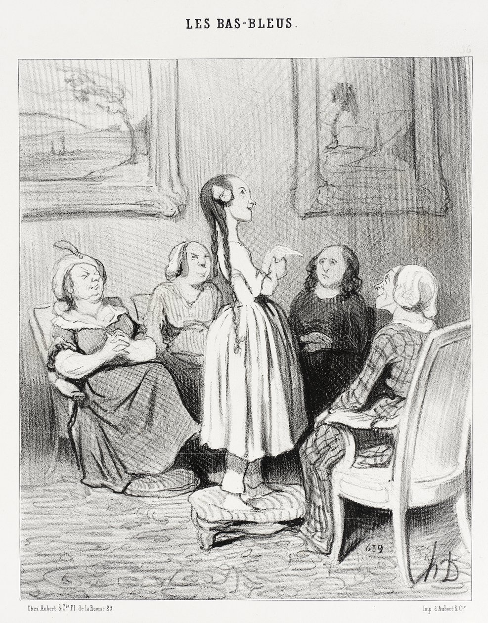 «...ainda que me amaldiçoassem...» de Honoré Daumier