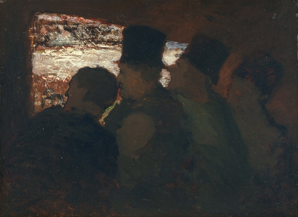 Assistir ao teatro de Honoré Daumier