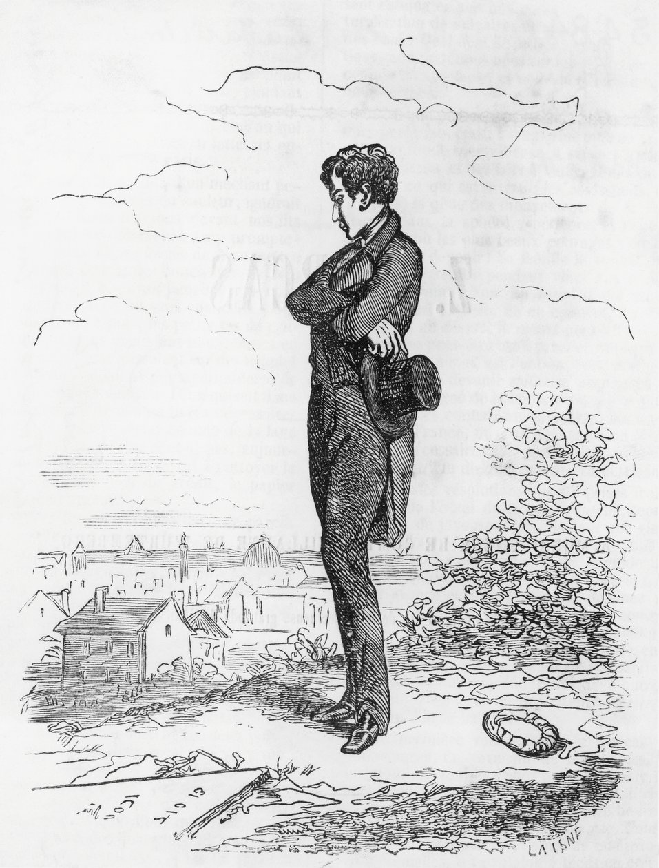 Adolphe Minard, ilustração de Good Businessman (Le Faiseur) por Honore de Balzac (1799-1850), edição francesa de Honore de Balzac