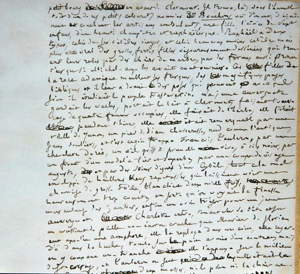 Página 4 de "O Hospital e o Povo" (caneta e tinta sobre papel) de Honore de Balzac