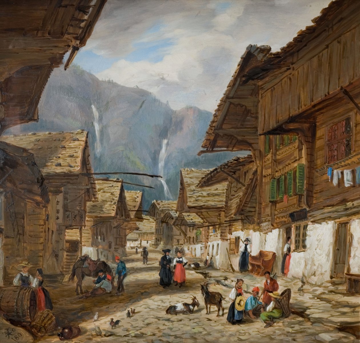 Andermatt, Suíça, 1880. de Hopkins Horsley Hobday Horsley